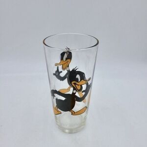 Vintage Warner Brothers Glass Daffy Duck 1973 Pepsi Collector Series 12 oz